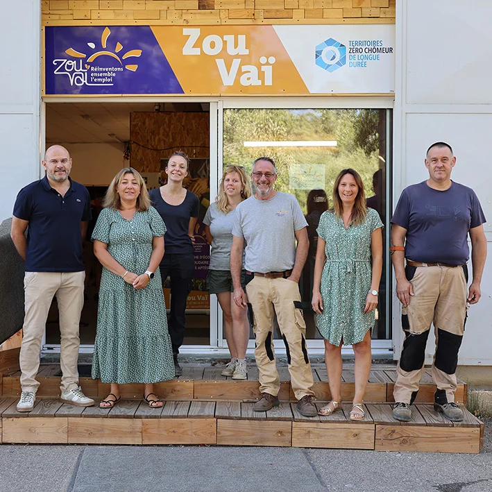 Equipe encadrante de l'EBE Zou Vai