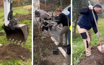 Plantation de l’EBE ZouVaï pour la Mairie de Lacoste