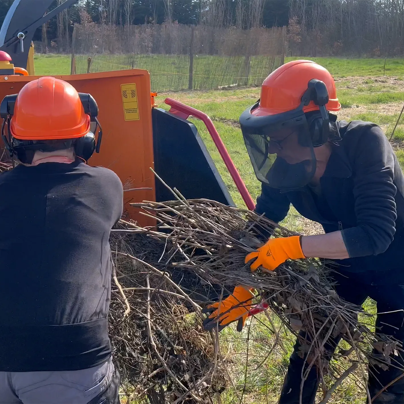 broyage de dechets verts